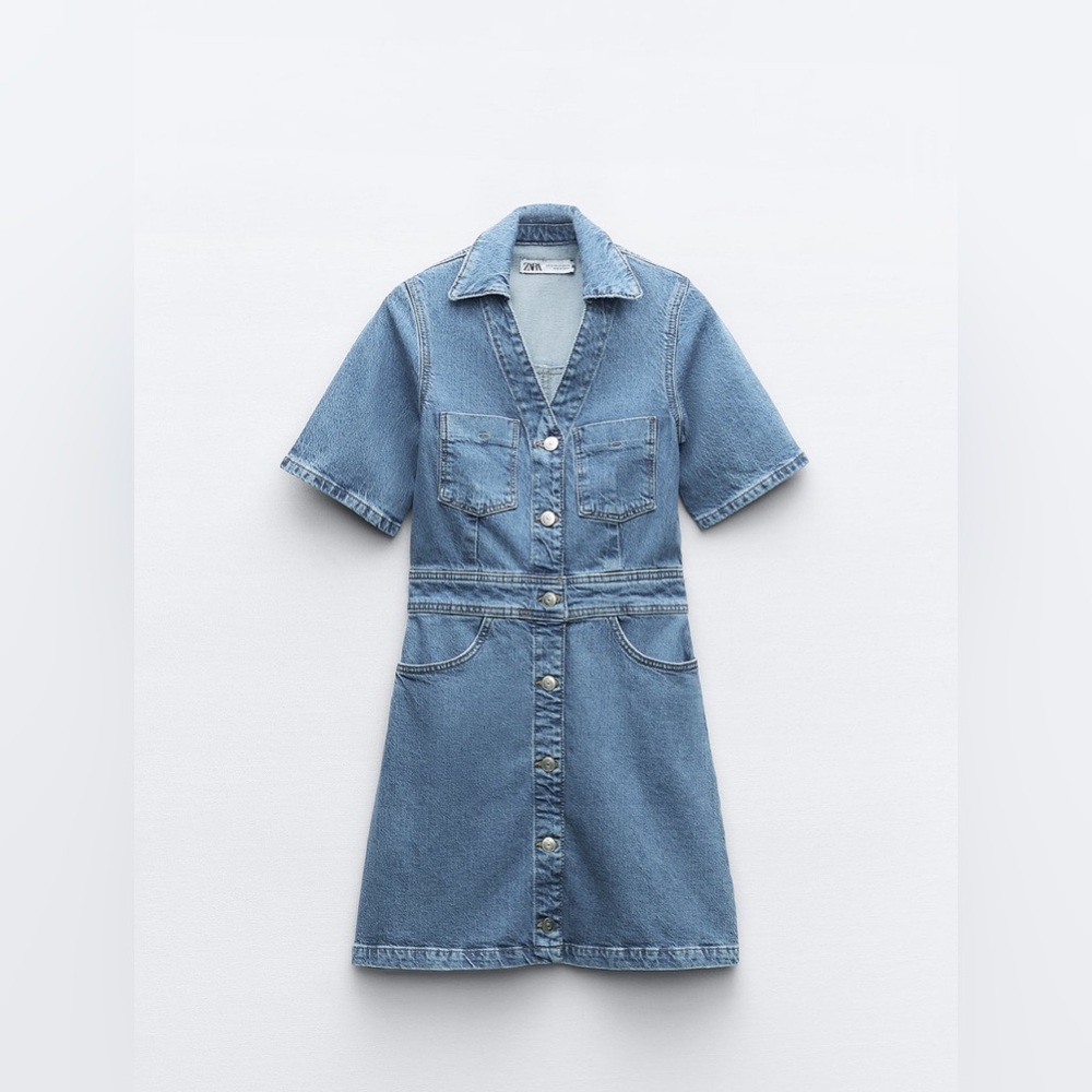 Zara z1975 denim dress